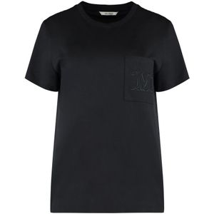 Max Mara, Dames, Tops, Zwart, Maat: S Jersey,