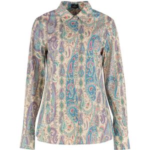 Etro, Dames, Blouses & Shirts, Veelkleurig, Maat: XS Katoen,