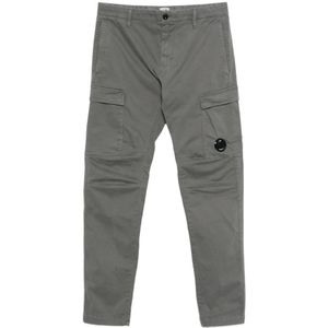 C.p. Company, Heren, Broeken, Grijs, Maat: L Katoen,