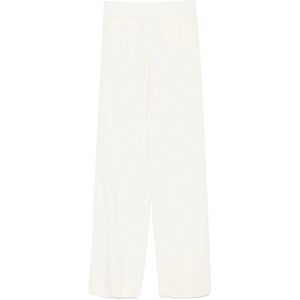 Max Mara, Dames, Broeken, Wit, Maat: M Kasjmier,