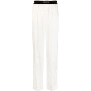 Tom Ford, Dames, Broeken, Wit, Maat: L