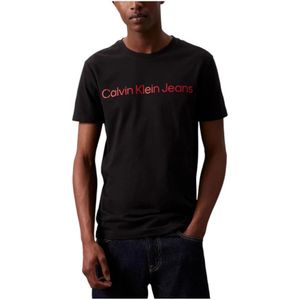 Calvin Klein, Heren, Tops, Zwart, Maat: XL Katoen,