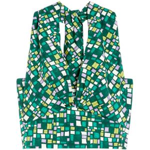 Weekend Max Mara, Dames, Tops, Groen, Maat: XS Katoen,