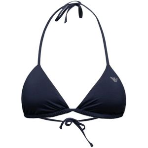 Emporio Armani Ea7, Dames, Badkleding, Blauw, Maat: L Polyamide,