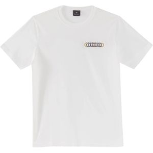 PS By Paul Smith, Heren, Tops, Wit, Maat: M Katoen,