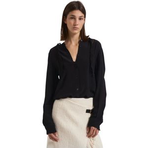 Isabel Marant, Dames, Blouses & Shirts, Zwart, Maat: XS Zijde,