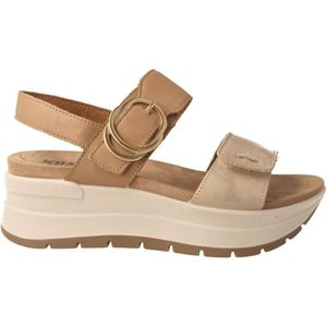 Icon Denim, Dames, Schoenen, Beige, Maat: 40 EU Leer,
