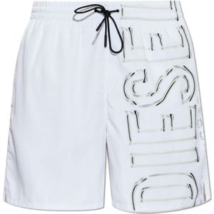 Diesel, Heren, Badkleding, Wit, Maat: L Nylon,