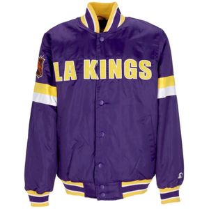 Starter, Heren, Jassen, Veelkleurig, Maat: XL Satijn,