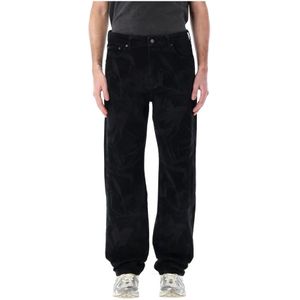 Daily Paper, Heren, Jeans, Zwart, Maat: M Katoen,