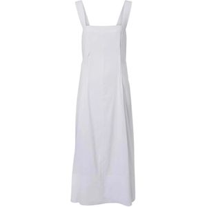 Vince, Dames, Jurken, Wit, Maat: 2XS Linnen,