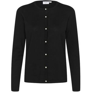 Cardigan - Zwart - Met Decoratieve Knopen - Lange Mouwen