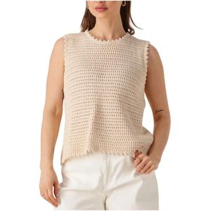 Modström - Miemd TOP - Zandkleurige Top - Dames - Biologisch Katoen