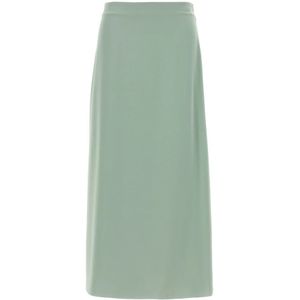 Weekend Max Mara, Dames, Rokken, Groen, Maat: 2XS Satijn,