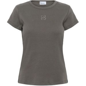 My Essential Wardrobe, Dames, Tops, Grijs, Maat: 2XL