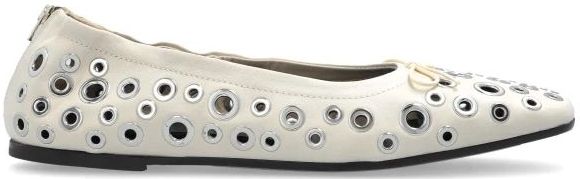 Golden Goose - Leren Balletflats - Wit