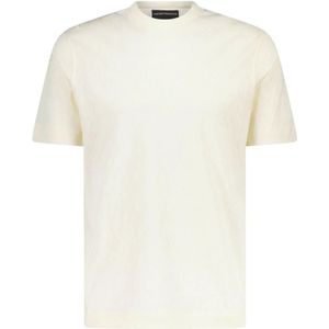 Emporio Armani, Heren, Tops, Beige, Maat: L Katoen,