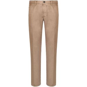 Incotex, Heren, Broeken, Beige, Maat: W31 Katoen,