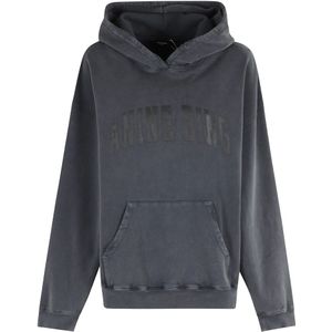 Anine Bing, Dames, Sweatshirts & Hoodies, Zwart, Maat: M Katoen,