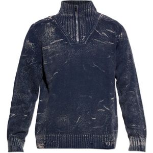 Diesel, Heren, Truien, Blauw, Maat: L Wol,