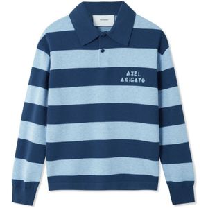 Axel Arigato, Heren, Truien, Blauw, Maat: L Katoen,