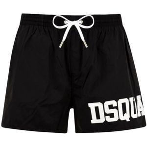 Dsquared 2 - Strandoutfit - Zwart - Polyester - Sneldrogend