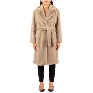 Herno, Dames, Mantels, Bruin, Maat: S