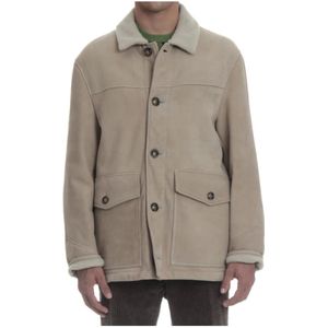 Valstar, Heren, Jassen, Beige, Maat: XL Leer,