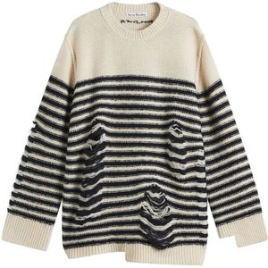 Acne Studios, Dames, Truien, Beige, Maat: S