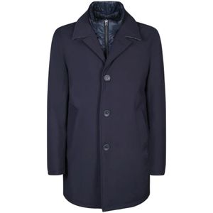 Herno, Heren, Mantels, Bruin, Maat: XL Wol,