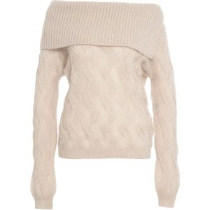 Semicouture, Dames, Truien, Wit, Maat: S