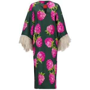 La DoubleJ, Dames, Jurken, Veelkleurig, Maat: XS Zijde,