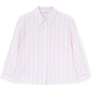 Motivi, Dames, Blouses & Shirts, Roze, Maat: XS Katoen,