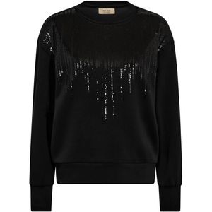 MOS Mosh, Dames, Sweatshirts & Hoodies, Zwart, Maat: XS