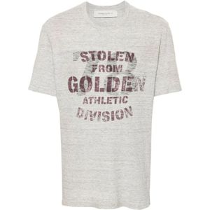 Golden Goose, Heren, Tops, Grijs, Maat: M Jersey,