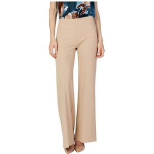 Rinascimento, Dames, Broeken, Beige, Maat: L Poliester,