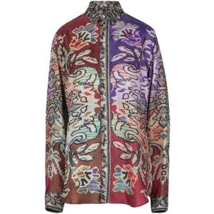 Pierre-Louis Mascia, Dames, Blouses & Shirts, Veelkleurig, Maat: L Zijde,
