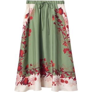 La DoubleJ, Dames, Rokken, Veelkleurig, Maat: L Zijde,