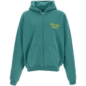 Gallery Dept., Heren, Sweatshirts & Hoodies, Blauw, Maat: 2XL Katoen,