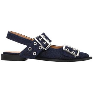 Denim - Buckle Slingback - Ballerina's - Blauw