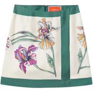 La DoubleJ, Dames, Rokken, Veelkleurig, Maat: XL Zijde,