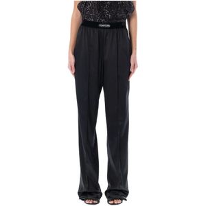 Tom Ford, Dames, Broeken, Zwart, Maat: S Zijde,