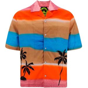 Barrow, Heren, Overhemden, Veelkleurig, Maat: S Katoen,