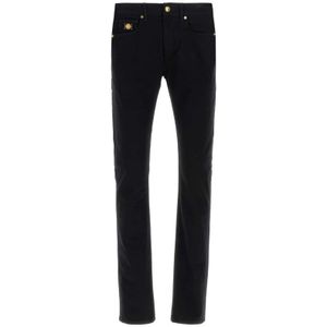 Versace, Heren, Jeans, Zwart, Maat: W31 Denim,