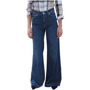 Closed, Dames, Jeans, Blauw, Maat: W28 Katoen,