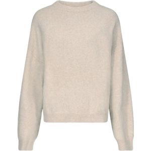 Loulou Studio, Dames, Truien, Beige, Maat: S