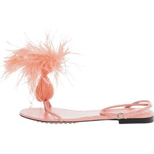 Bottega Veneta, Dames, Schoenen, Roze, Maat: 35 EU Leer,