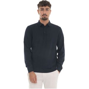 Hugo, Heren, Tops, Blauw, Maat: L Wol,