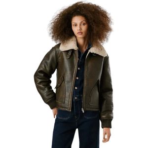 Pepe Jeans, Dames, Jassen, Groen, Maat: M
