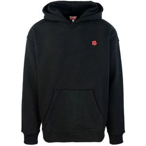 Kenzo - Boke Flower - Hoodie - Zwart - Oversized Pasvorm - Katoenmix